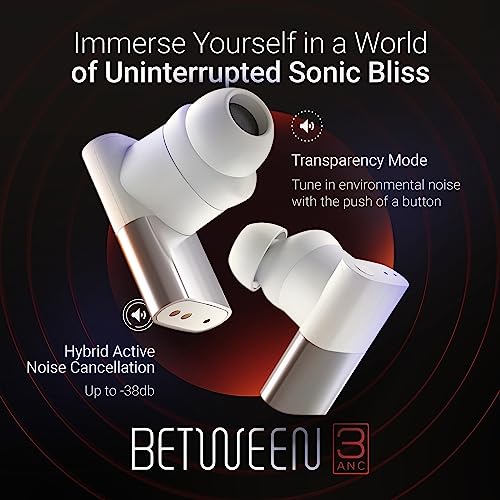 Status Audio Between 3ANC Bone Wireless Earbuds Triple Driver Active Noise Cancelling 6X Microphones Transparency Mode 8H Playtime Bluetooth 52 IPX5 - Image 3