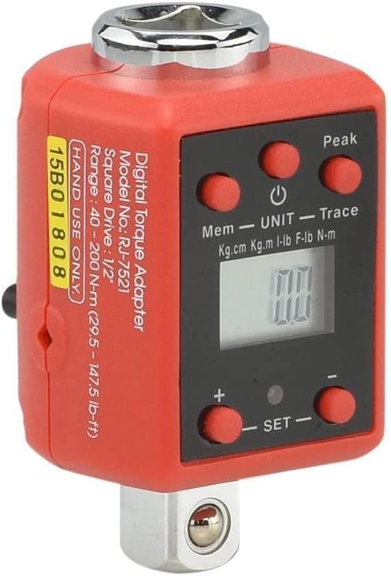 NEIKO 20742A 3/8” Digital Torque Adapter, 14.7-99.6 Ft-Lb, 3/8” Drive Digital Torque Wrench Converter/Torque Wrench Adapter, Alert Signals Torque Setting, Calibrate Digital & Analog Torque Wrench - Image 4