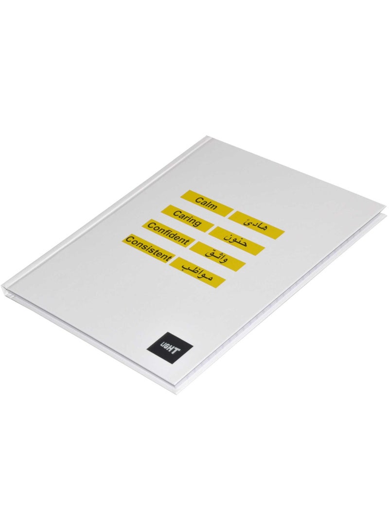 FIS LIGHT Pack of 5  Hard Cover Notebook Single Line, 10X8 Inches (25.4 X 20.32 Cm), 100 Sheets -LINB1081708 - Image 4