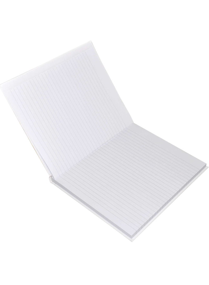 FIS LIGHT Pack of 5  Hard Cover Notebook Single Line, 10X8 Inches (25.4 X 20.32 Cm), 100 Sheets -LINB1081708 - Image 3