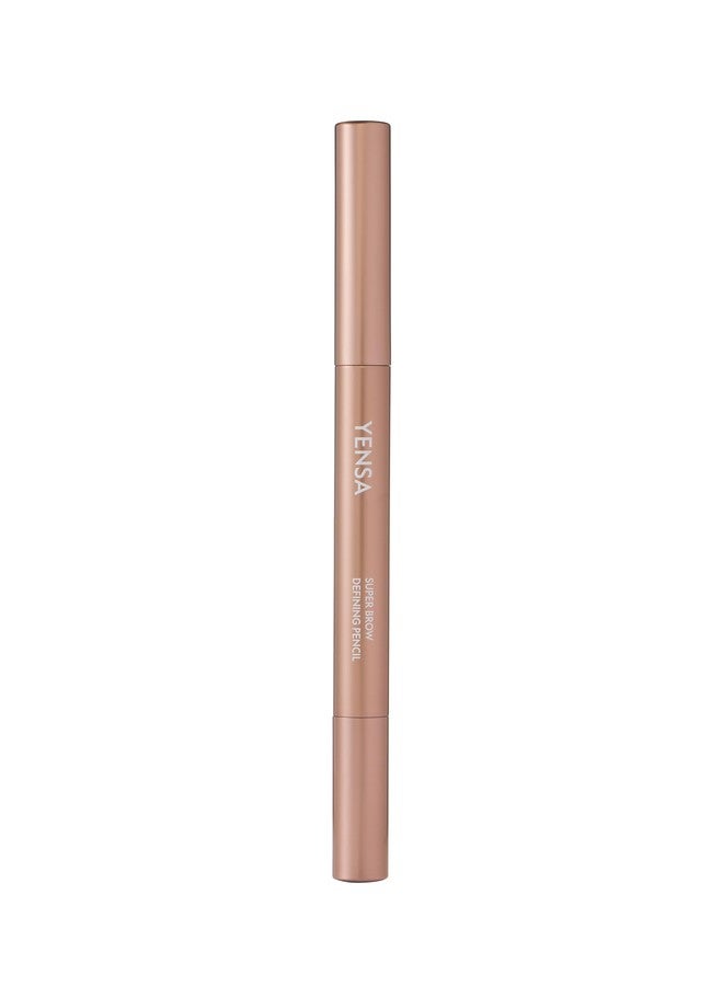 YENSA Super Brow Defining Sculpting Eyebrow Pencil - Micro Brow Pencil with Precision Tip & Spoolie - Smudge-Proof Eyebrow Liner Infused with 8 SuperOils - Auburn (0.01 oz) - Image 1