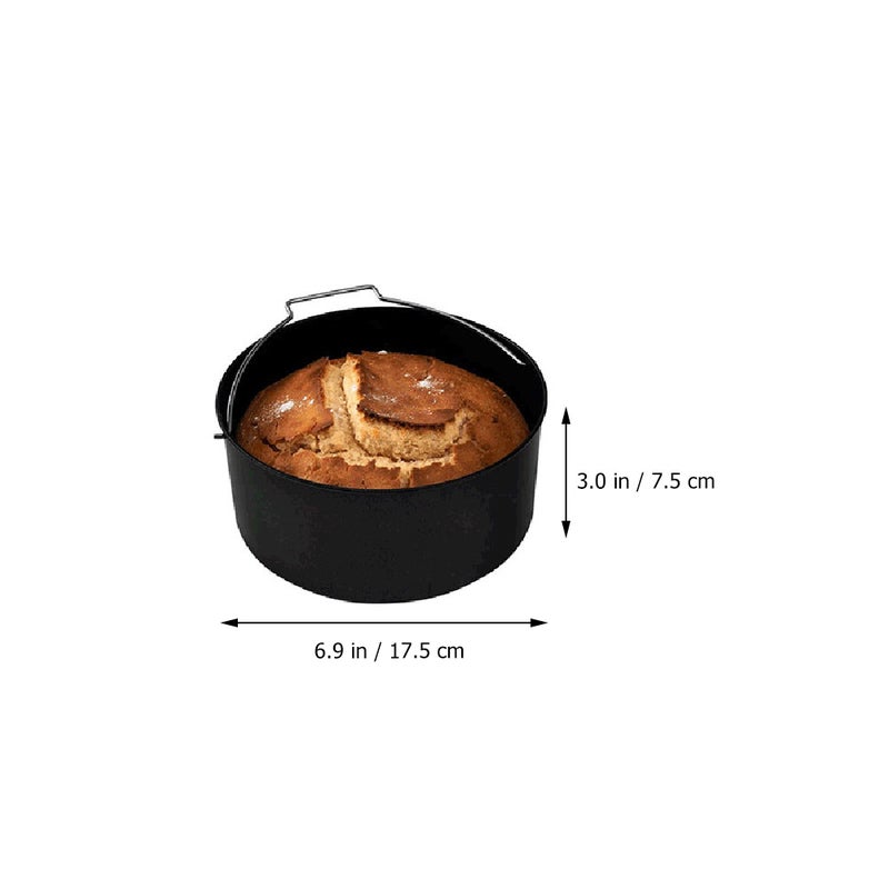 🍳 طقم قلاية هوائية بسلة كيك متينة مع صينية شوي للاستخدامات المتعددة - Image 2
