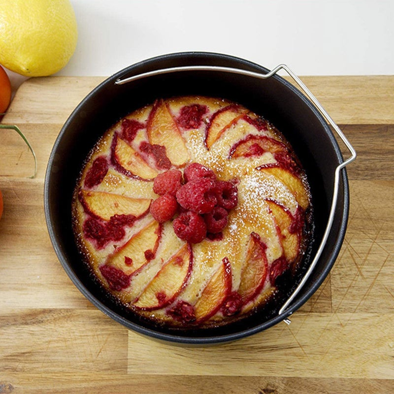 🍳 طقم قلاية هوائية بسلة كيك متينة مع صينية شوي للاستخدامات المتعددة - Image 5