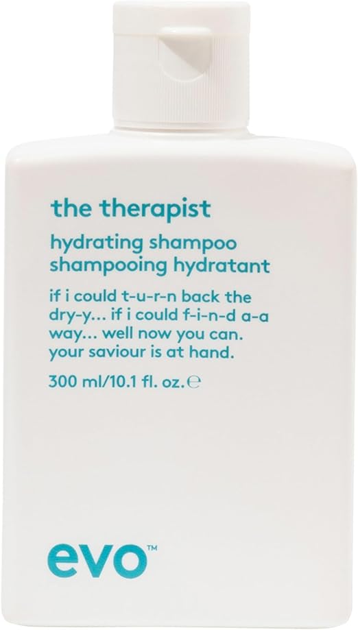 evo The Therapist Hydrating Shampoo Hydrates Strengthen and Softens Whilst Improving Shine Protects Colour Treated Hair Helps to Detangle - Image 1