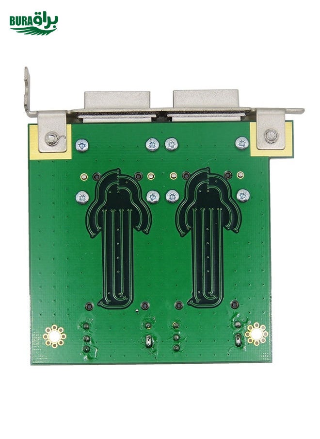BURAQ Dual Ports Mini SAS Internal SFF-8087 to External HD SFF-8088 Front Panel PCI SAS Card  - Image 5