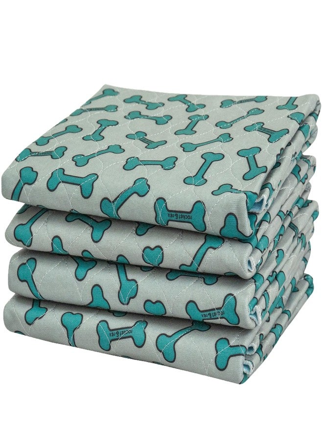 rocket & rex Premium Washable Pee Pads for Dogs, Waterproof & Reusable Puppy Pads for Potty Training, Whelping, Lining Crates & More, Guaranteed for up to 300 Washes, 30" x 36" (Pack of 4) - Image 1