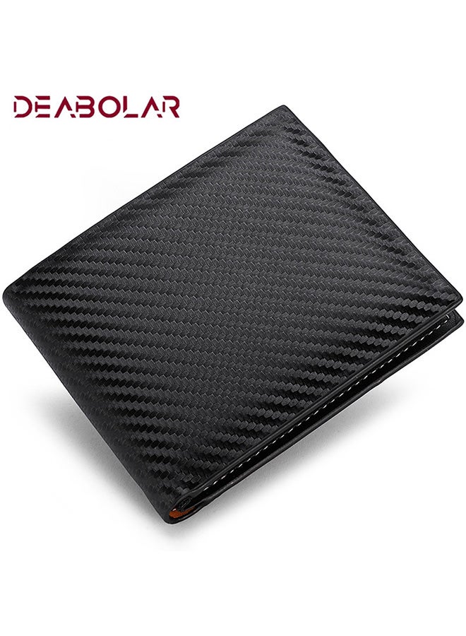 Deabolar Carbon Fiber Wallet Card Holder One Pull Wallet - Image 1