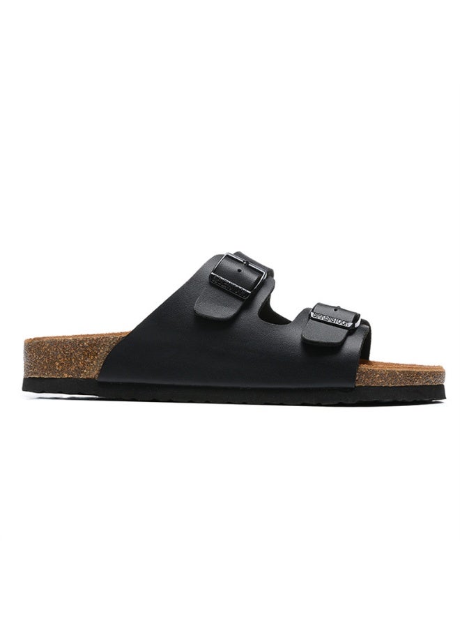 BIRKENSTOCK Comfortable footed Double Buckle Casual Slides - Image 3
