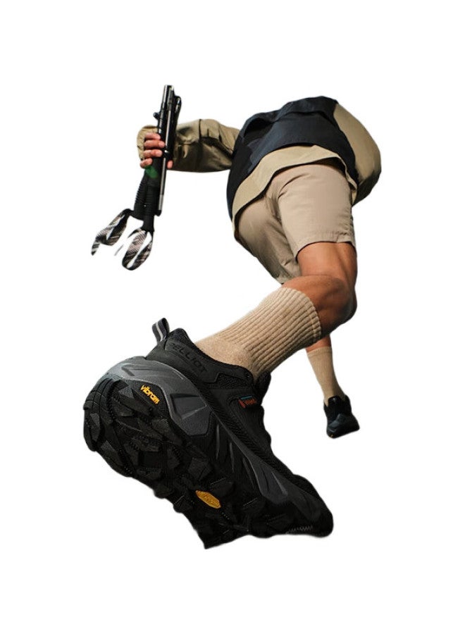 PELLIOT Hiker Carbon Fiber Folding Trekking Pole, Outdoor Carbon Walking Stick, Hiking Cane, Elderly Walking Stick, 16403643 Silver - Image 1