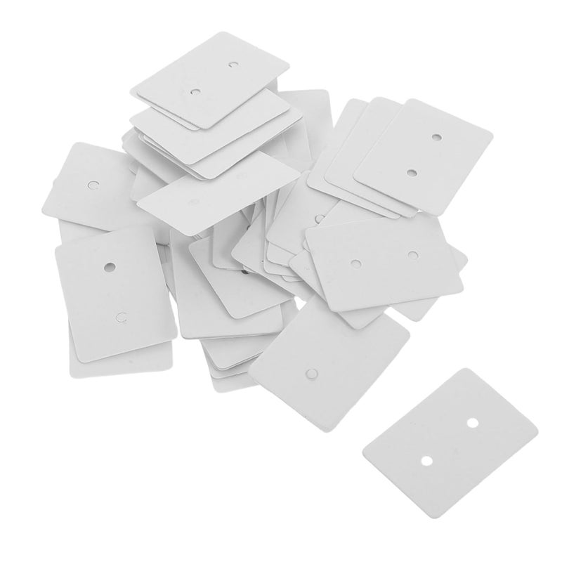 100Pcs Kraft Paper Earring Display Cards Vintage Style DIY Jewelry Packaging Card Holder - Image 2