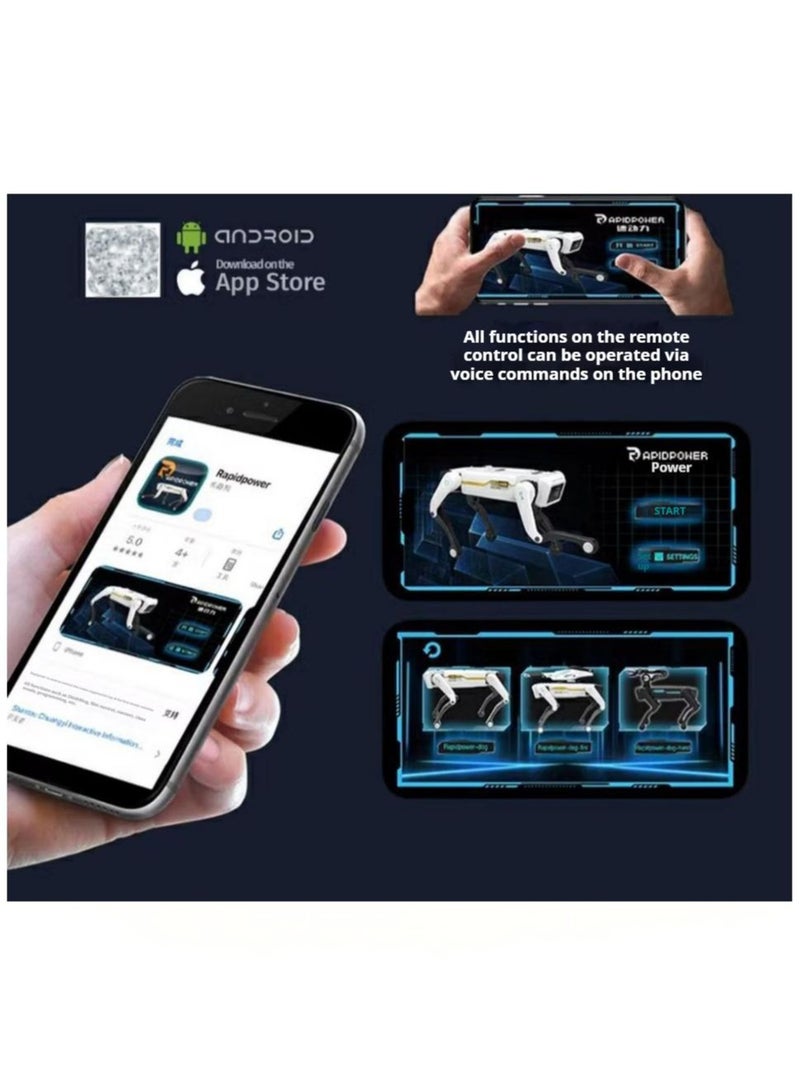 Smart Robotic Dog with Voice Command: Program via App, Dancing, Walking  Interactive Modes for Kids  - Image 4