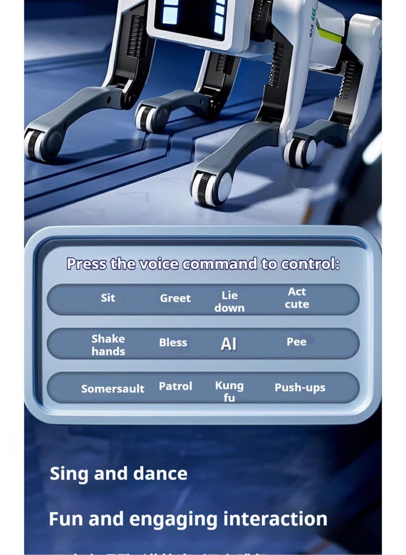 Smart Robotic Dog with Voice Command: Program via App, Dancing, Walking  Interactive Modes for Kids  - Image 3