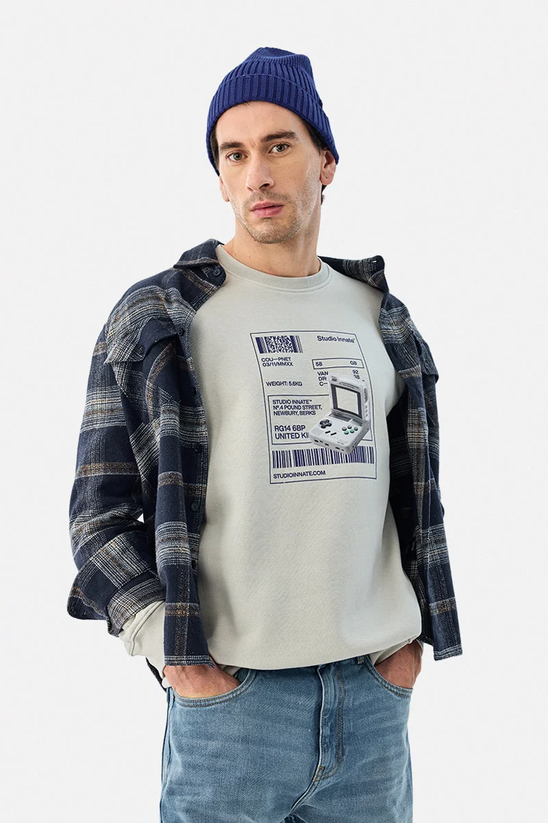 SNITCH Graphic Oversized Sweatshirt