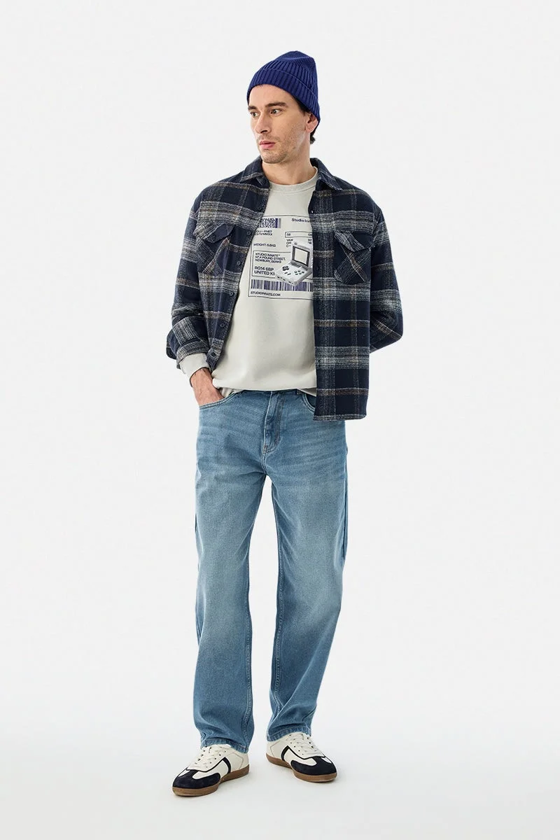 SNITCH Graphic Oversized Sweatshirt