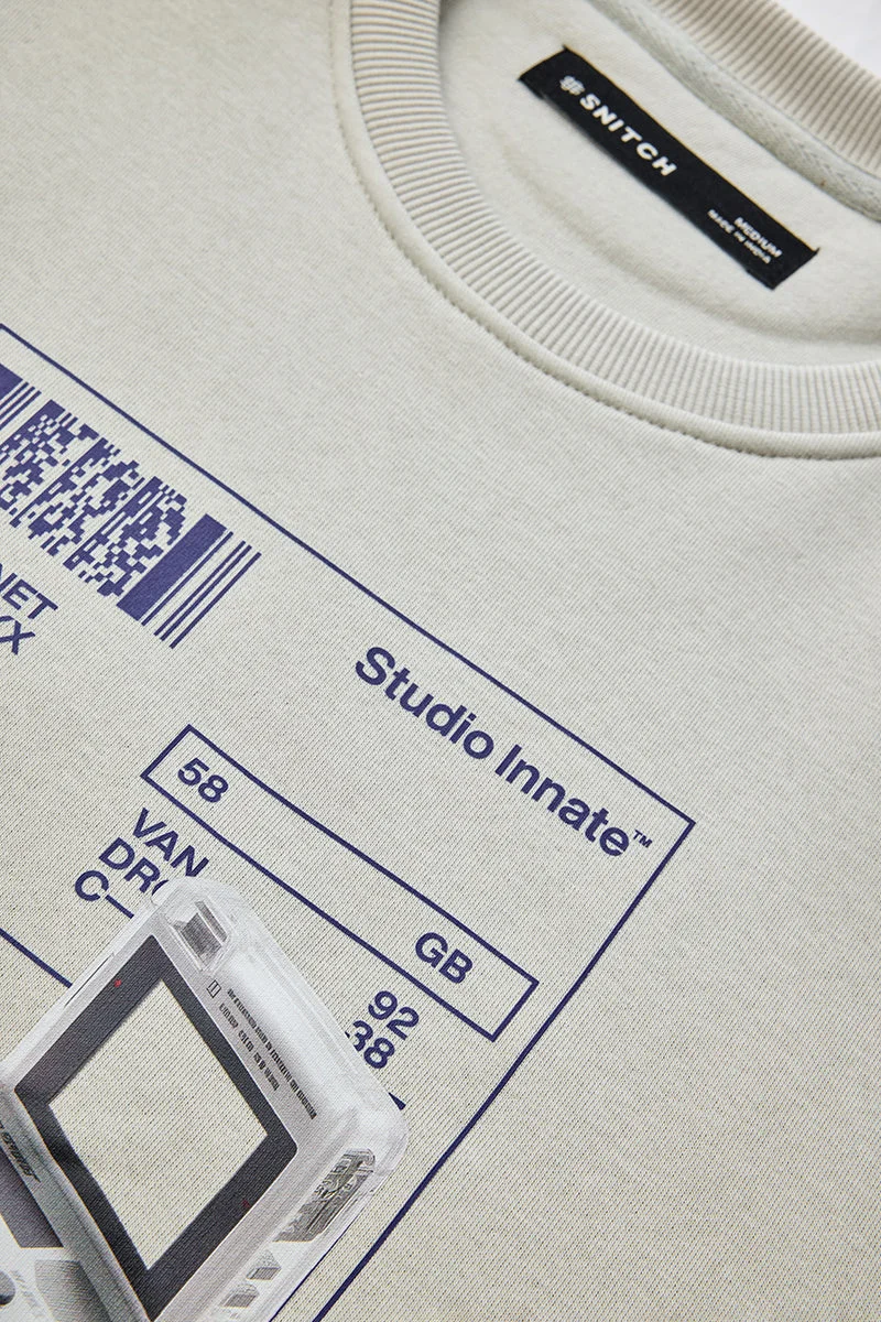 SNITCH  Graphic Oversized Sweatshirt for Men | Best Price UAE