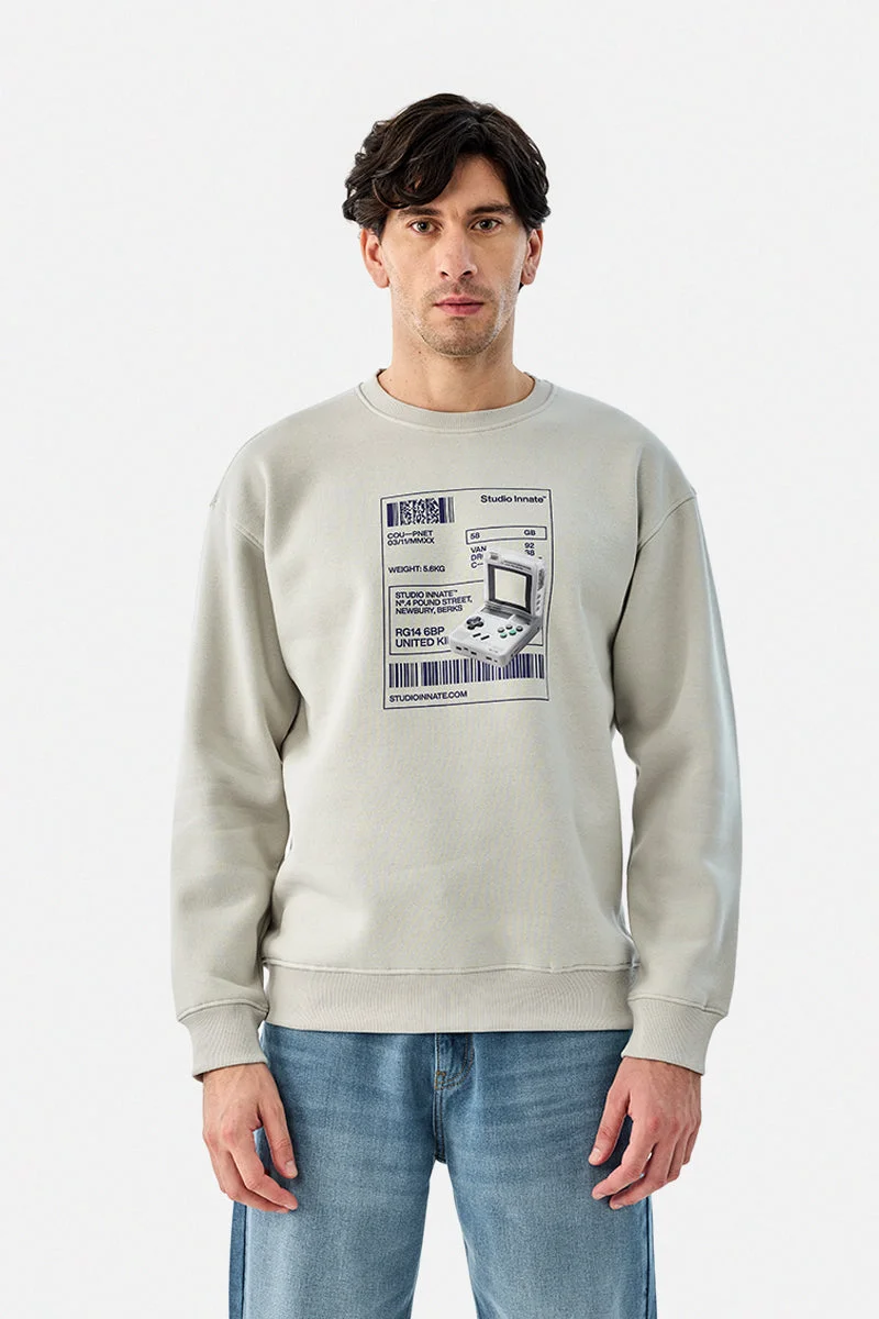 SNITCH  Graphic Oversized Sweatshirt for Men | Best Price UAE