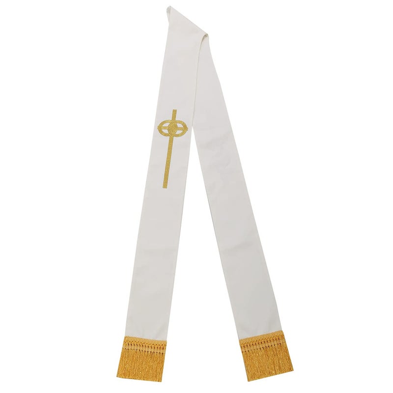 BLESSUME Pastor Wedding Embroidery Stole - Image 2