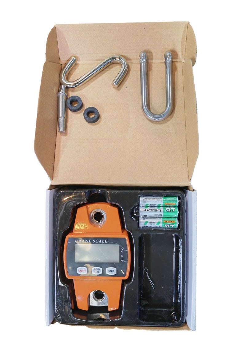 SUNRISE - Digital Hanging Scale  300KG Heavy Duty Waterproof Fish Scale  Portable Crane Scale For Luggage Weight Suitcase Industrial Electronic Heavy Duty - Image 1