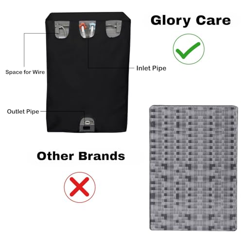 Star Weaves Top Load Washing Machine Cover for LG 10 KG Fully-Automatic Top Loading T10SJSS1Z, Black - Image 5