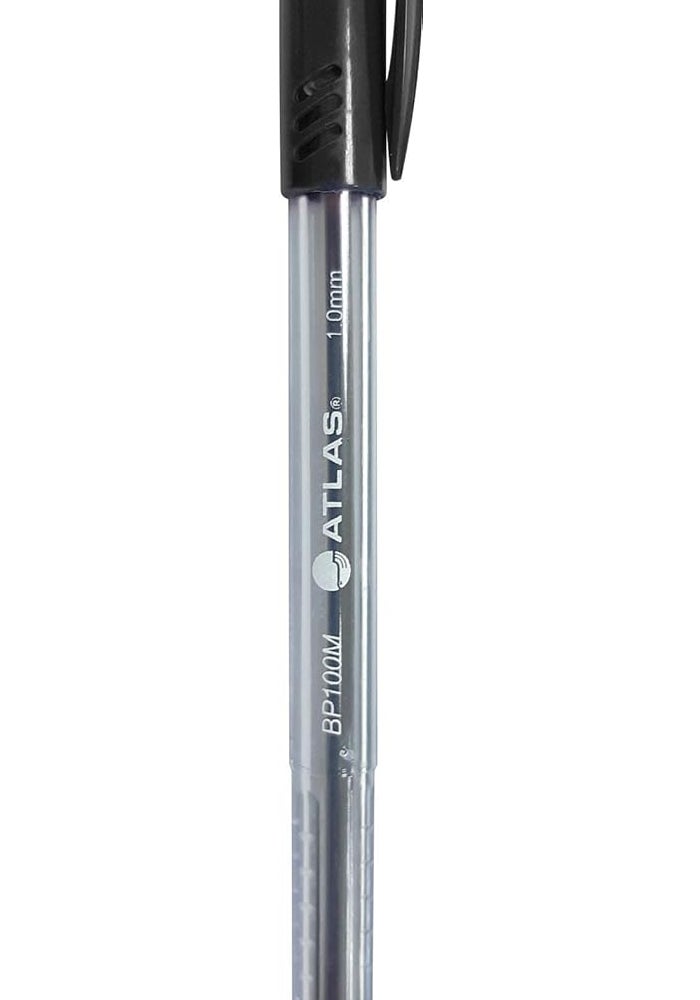 Atlas Black Ball  Pen 1.0mm Medium Box of 50 - Image 2