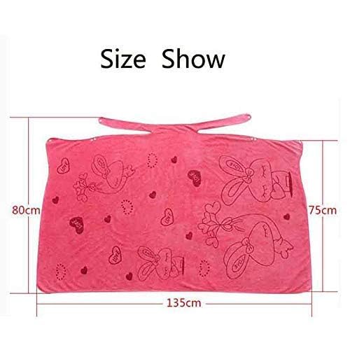 Gladnes Gladnes Pack of 1 Wearable Absorbent Soft Bath Towel Fast Dry Magic Beach Spa Bathrobes Bath Skirt Lady Drying Best Towel for Girls Women Free Size Multi Color - Image 4