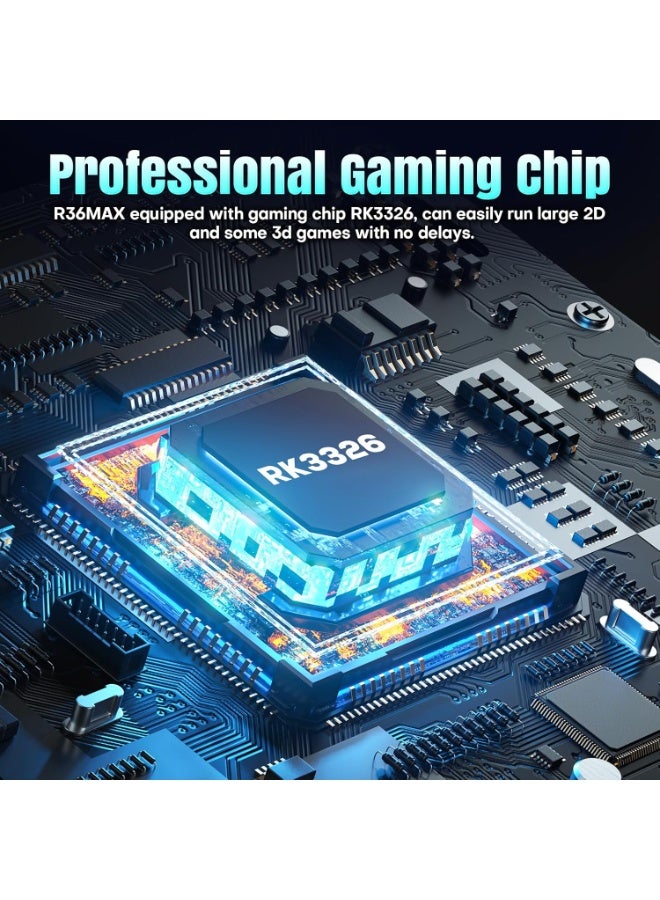 ELTRAZONE R36T Retro Handheld Gaming Console with Built-in Classic Games, 3.5" IPS Display, Portable Game Player, Long-Life Rechargeable Battery, Smooth System Performance – White - Image 5