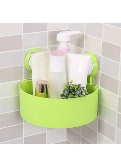 ANYM ANYM Bathroom Shower Corner Shelf Cosmetic Storage Rack Caddy Basket with Wall Mounted Suction Cup Multicolor  - Image 1