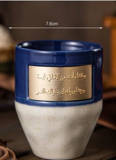 ماركة غير محددة 1pc كأس القهوة السيراميك مع تخصيص لوحة النحاس النقش، غسل اليدين فقط، صديقة للبيئة  - Image 4