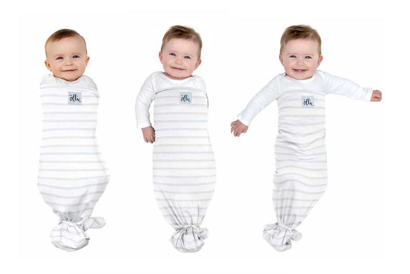 The Ollie Swaddle – Adjustable Baby Swaddle for Newborns | Pediatrician-Approved for Safe Sleep | Easy Closure | Arms-Out | Lightweight, Machine-Washable | Easy Diaper Access - Image 1