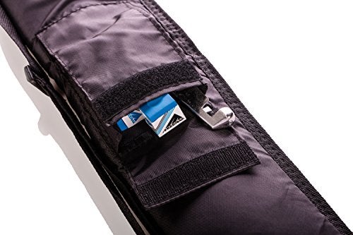 Mizerak Soft Cue Case – Padded, Weather-Resistant Billiard Bag with Shoulder Strap & Chalk Pocket – Protects One 2-Piece Cue - Image 3