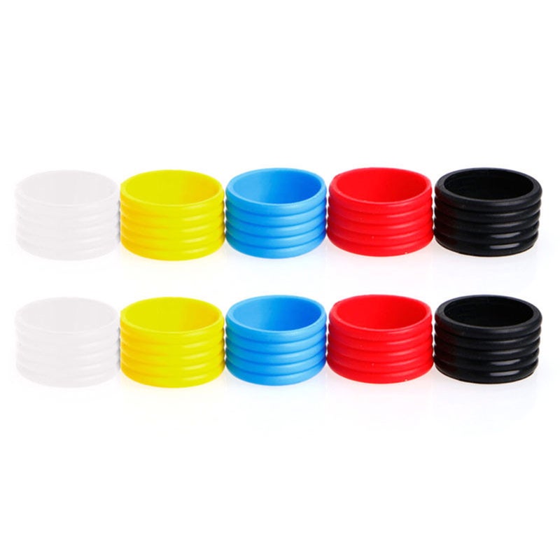 POWERTI Tennis Overgrip: Sweat Absorbent Silicone Material - Durable Handle Protection Non-Slip Grip for Tennis Racket Maintenance - Image 1