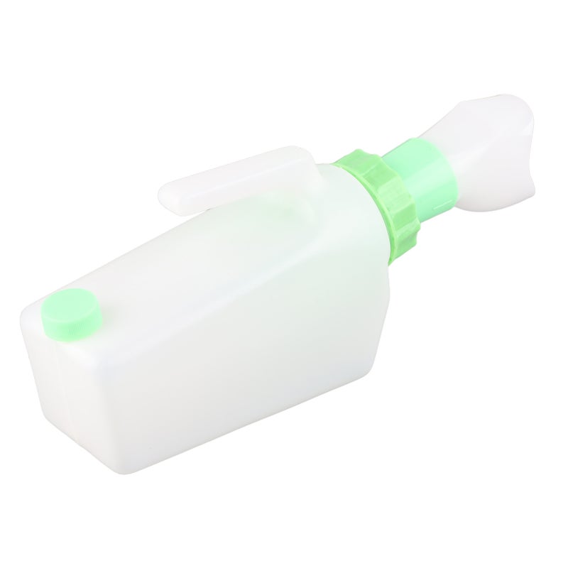 Women Urine Bottle with Lid Large Prevent Leakage Capacity Portable Bedpan Bottle for Travel 1000ml - Image 3