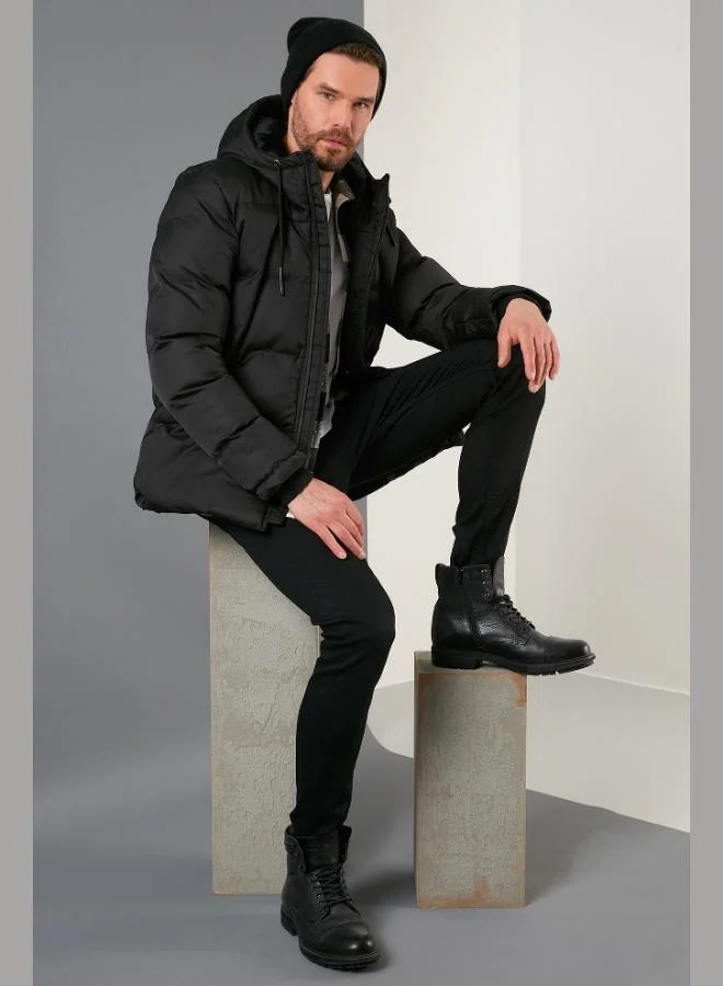 بوراتي جاكيت بوراتي رجالي مقاوم للماء والرياح والبرد بقصة ضيقة