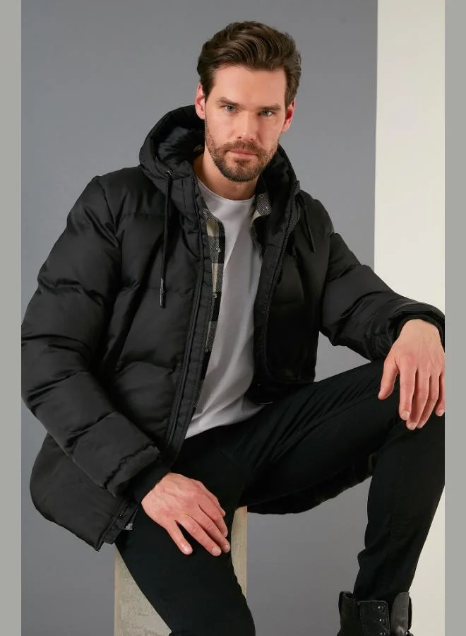 Buratti  Buratti Hooded Waterproof, Windproof, Cold-Resistant Slim Fit Jacket for Men - JACKET 5717101 for Men | Best Price UAE