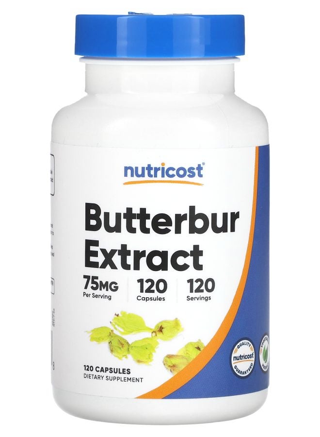 Nutricost Butterbur Extract 75 mg 120 Capsules