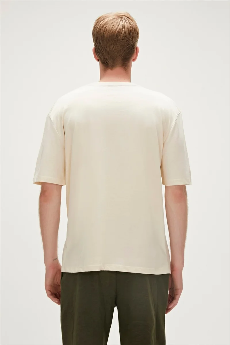 باد بير Re-Life Recycle Marshmallow White T-Shirt Printed Men's T-Shirt10