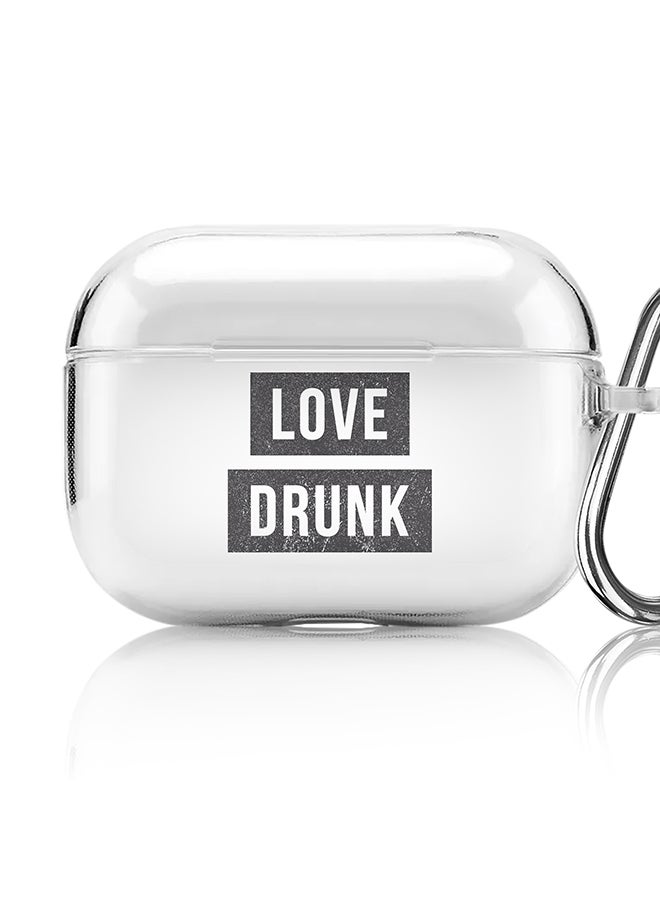 ستايلايزد كلاسيك حافظة مطبوعة شفافة لسماعات أبل Airpods 2/1 Soft TPU Gel رقيقة شفافة غطاء مرن - حرف واحد فقط مخصص حرف أولي نمط الأزهار الأبجدية - A (بني) - Image 1