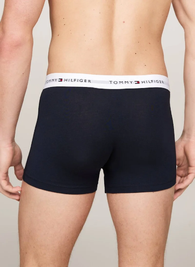 TOMMY HILFIGER 5-Pack Signature Logo Waistband Trunks