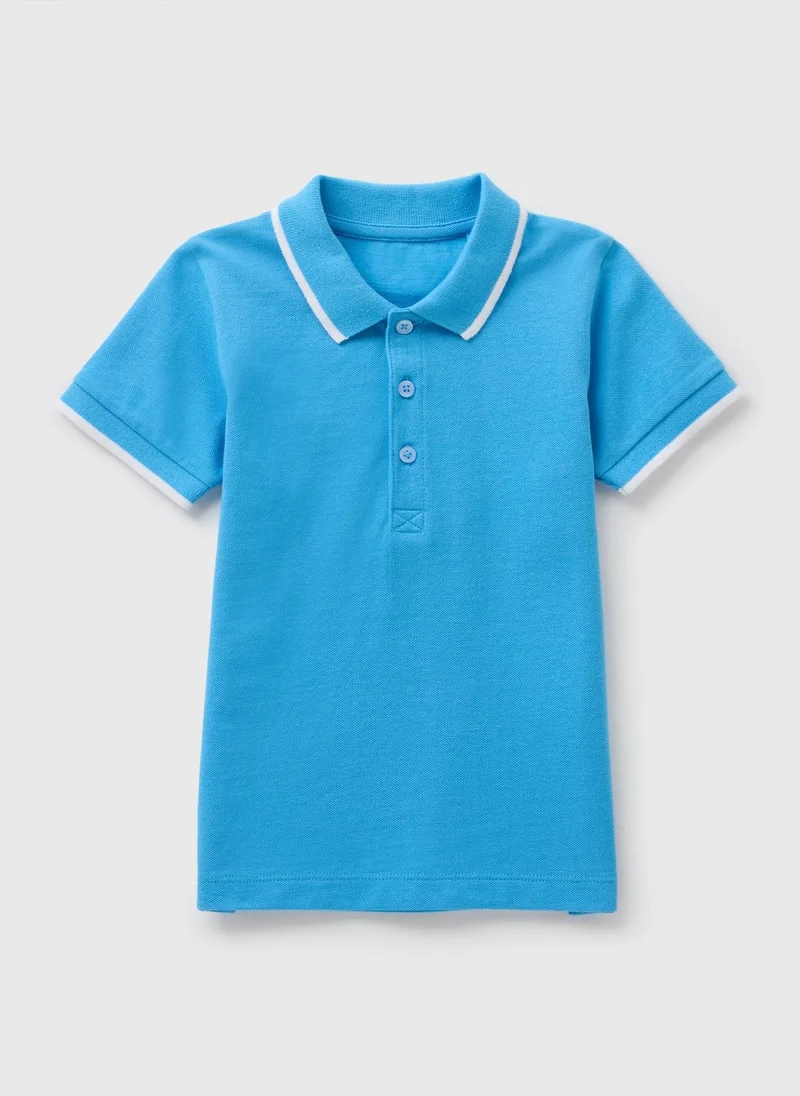 Matalan Boys Blue Casual Polo Shirt