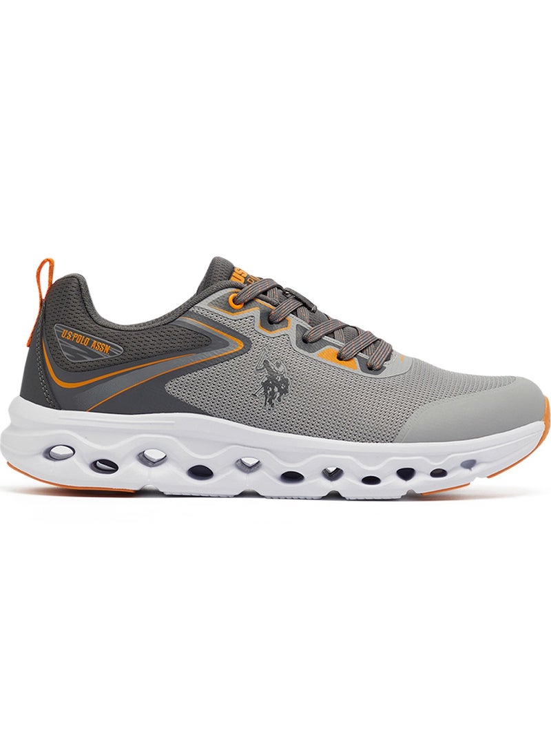U.S. Polo Assn. Men's Grey Low-Top Sneakers - Lightweight Lace-Up Design, Comfortable for Everyday Outfits  - Image 1