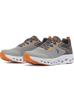 U.S. Polo Assn. Men's Grey Low-Top Sneakers - Lightweight Lace-Up Design, Comfortable for Everyday Outfits  - Image 2