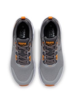 U.S. Polo Assn. Men's Grey Low-Top Sneakers - Lightweight Lace-Up Design, Comfortable for Everyday Outfits  - Image 4