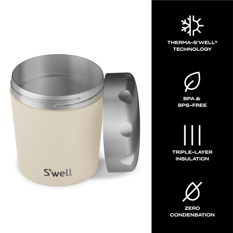 S'well Stainless Steel Ice Cream Chiller, 16oz, Vanilla, Triple Layered Vacuum Insulated Container Keeps Ice Cream Frozen For Up To Four Hours, BPA Free - Image 3