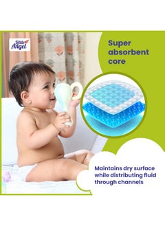 Little Angel Little Angel Extra Dry Baby Pants Diaper, Large (L) Size, 68 Count, Super Absorbent Core Up to 12 Hrs. Protection, Soft Elastic Waist Grip & Wetness Indicator, Pack of 2, 34 count/pack, 8-14kg  - Image 2