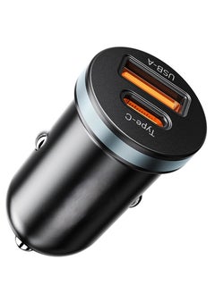 ProOne ProOne 30W Dual USB Car Charger - Fast Charging Car Plug Adapter with Type C - Compatible with iiPhonee15 Pro Max/15 Pro/15/14/13 Pro Max/12/11, ii Pad Pro/mini 6, Samsung S23/S22, Huawei Mate20  - Image 2