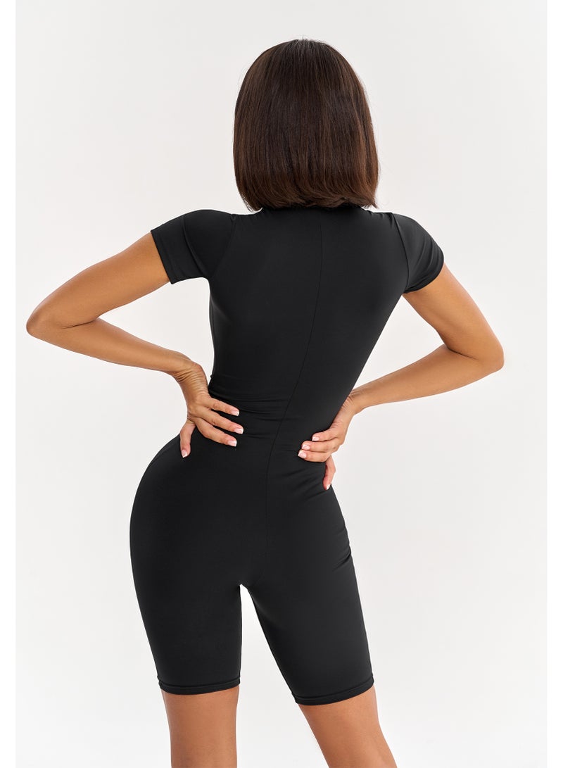 Bona Fide Bona Fide Premium Quality Workout Rompers and Jumpsuits for Women - Bodysuit with Lifting - Activewear Jumpsuit  - Image 3