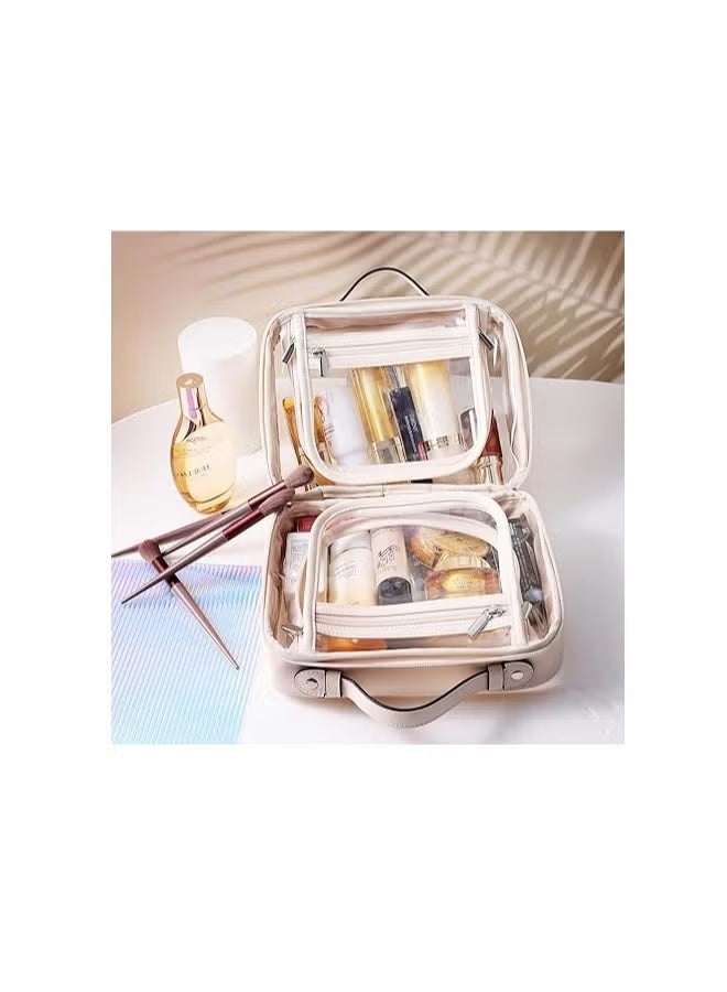 Traveling Toiletry Case Large Clear Cosmetics Case Makeup Bag Dimensions Medium - Image 2