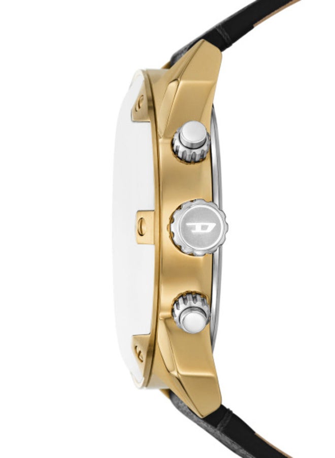 DIESEL Unisex Analog Round Leather Wrist Watch - Image 2