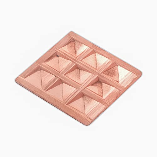 TREE MAISON CORONATING HOMES Vastu Copper 2 Layer Pyramid | 3-Inch | Pyramid for Positive Energy, Health & Wealth | Vastu Dosh Remedies for Home & Office | Direction - SE, SSE, South | Pack of 1 - Image 3