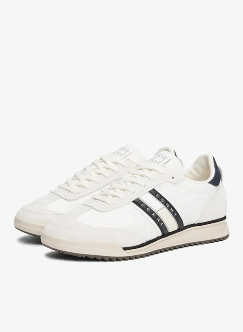 TOMMY JEANS white RETRO RUNNER TRAINERS for Men | Best Price UAE